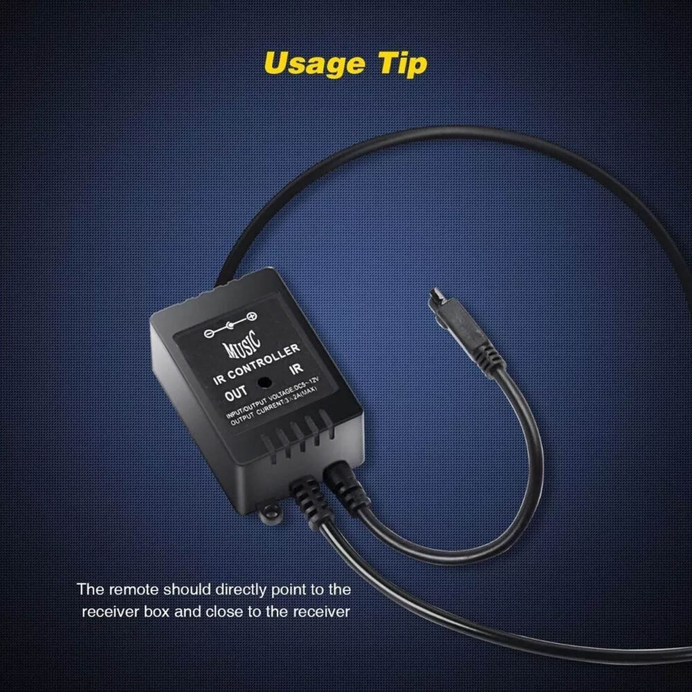 Luces Tiras Led Internas Auto Con Control Multicolor Rb K14 image number 11.0