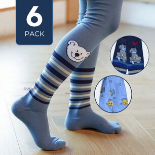Pack 6 Ballerina Algod&oacute;n Primera Capa Surtidos Ni&ntilde;o