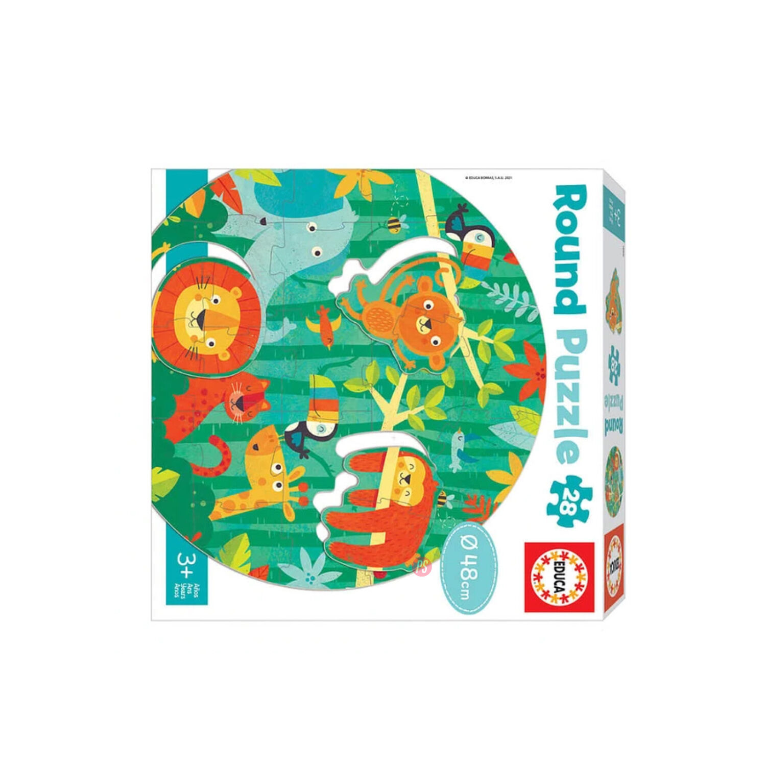 Puzzle 28 Piezas La Selva 48cm Educa - Ps image number 1.0