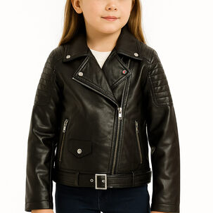 Chaquetas Biker Ecocuero Para Niños