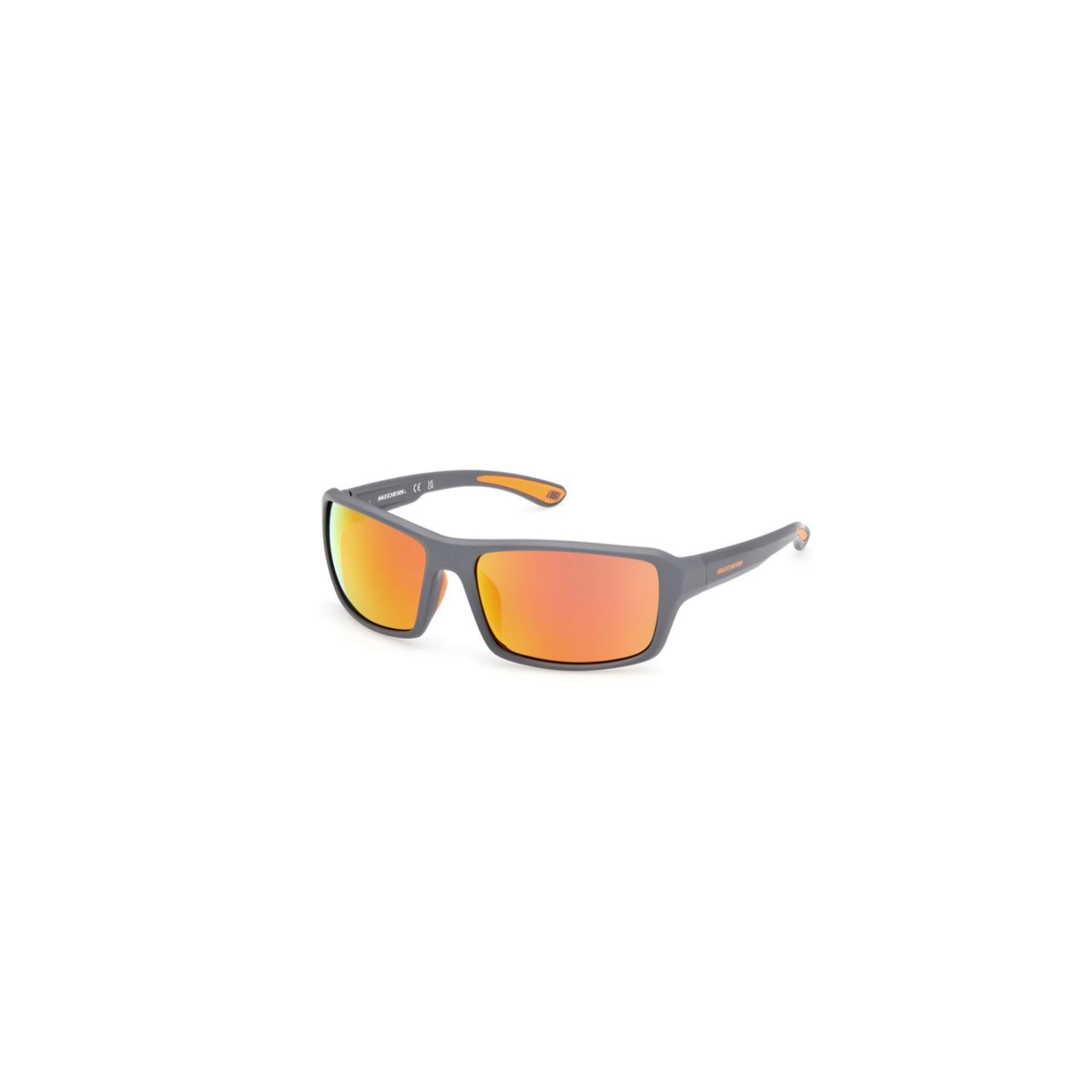 Lentes De Sol Gris Espejados Skechers image number 1.0
