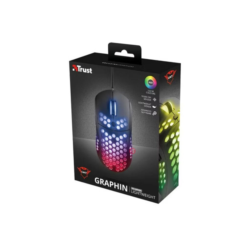 Mouse Gamer Rgb 10000dpi Gxt 960 Graphin - Ps image number 5.0