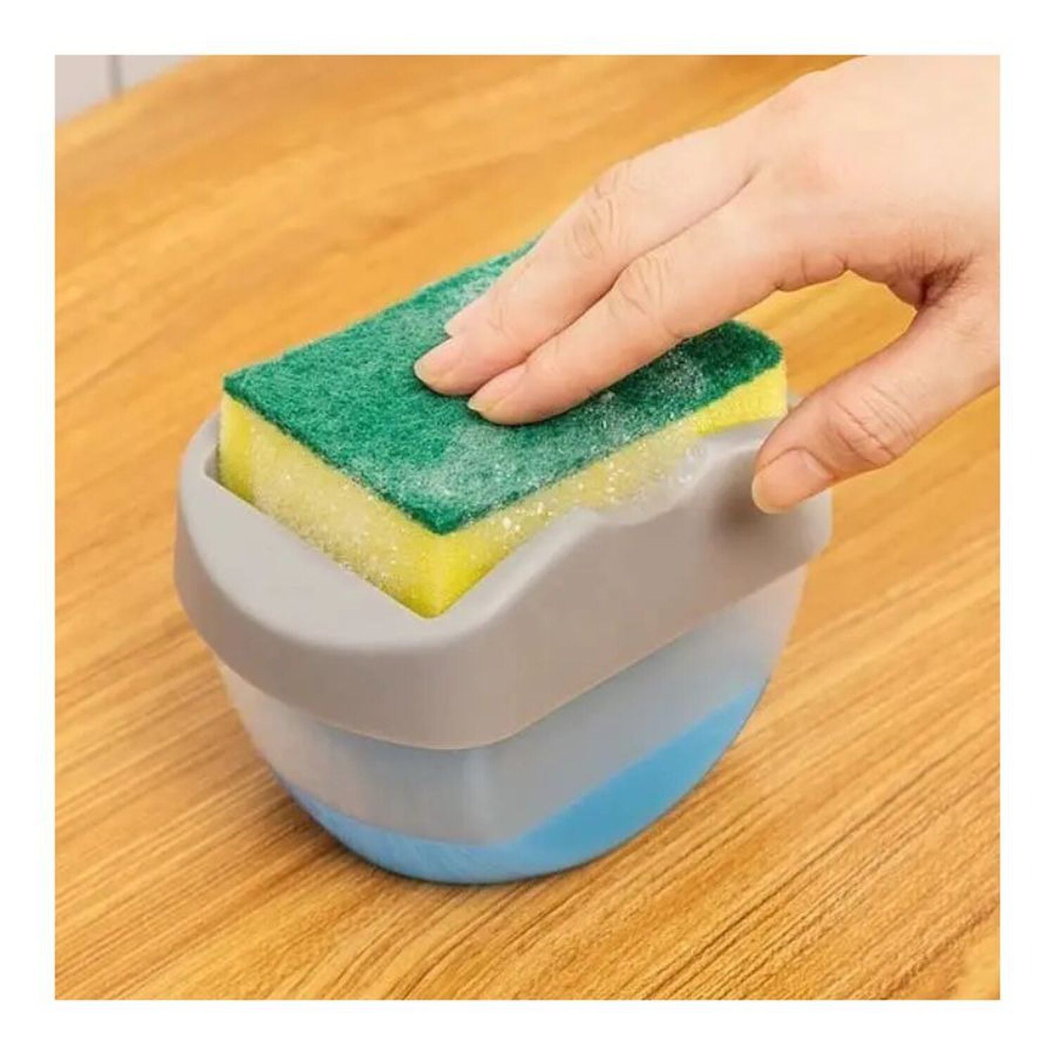 Dispensador De Lavaloza Con Porta Esponja Organizador Cocina image number 3.0