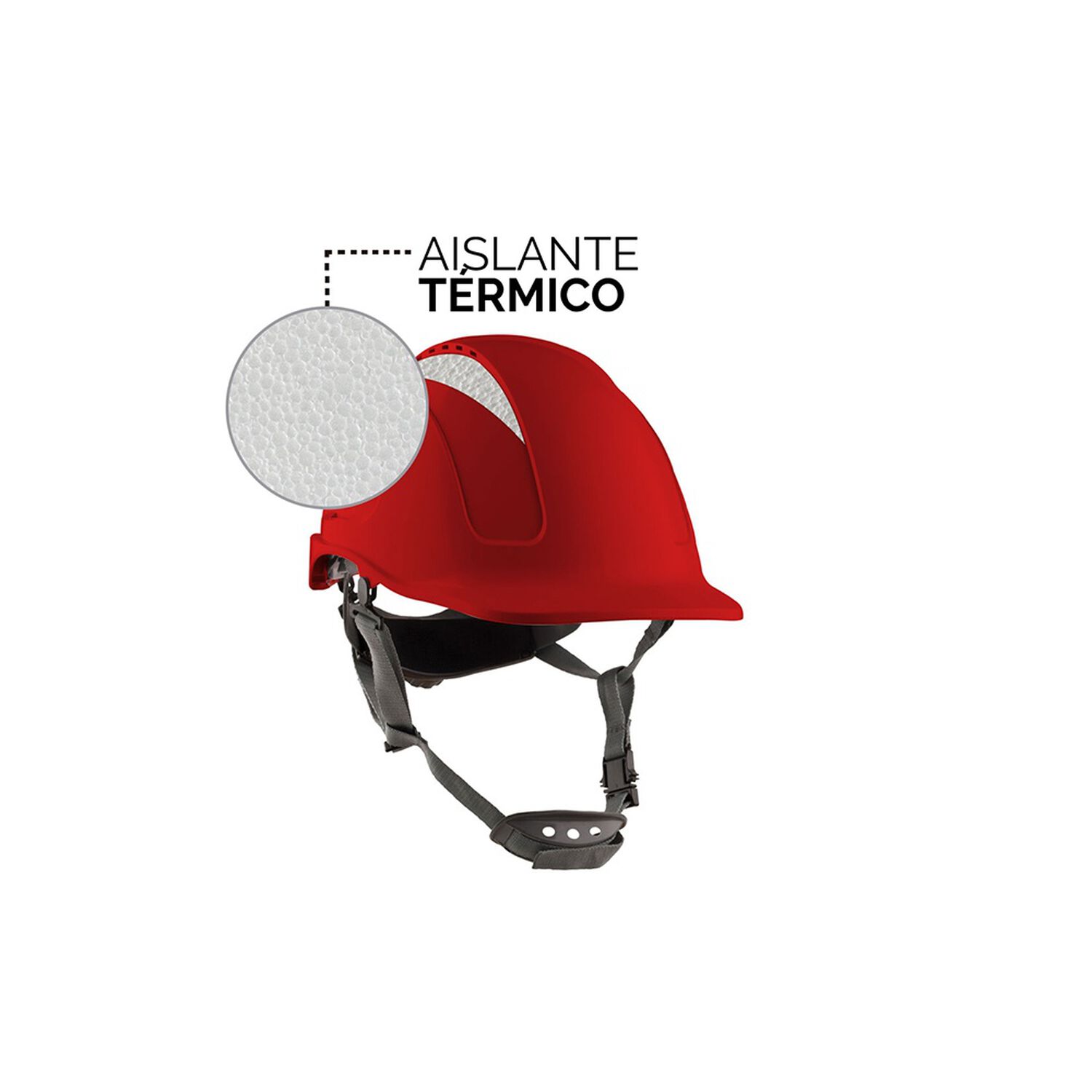 Casco Steelpro Monta&ntilde;a Ventilado Blanco image number 3.0