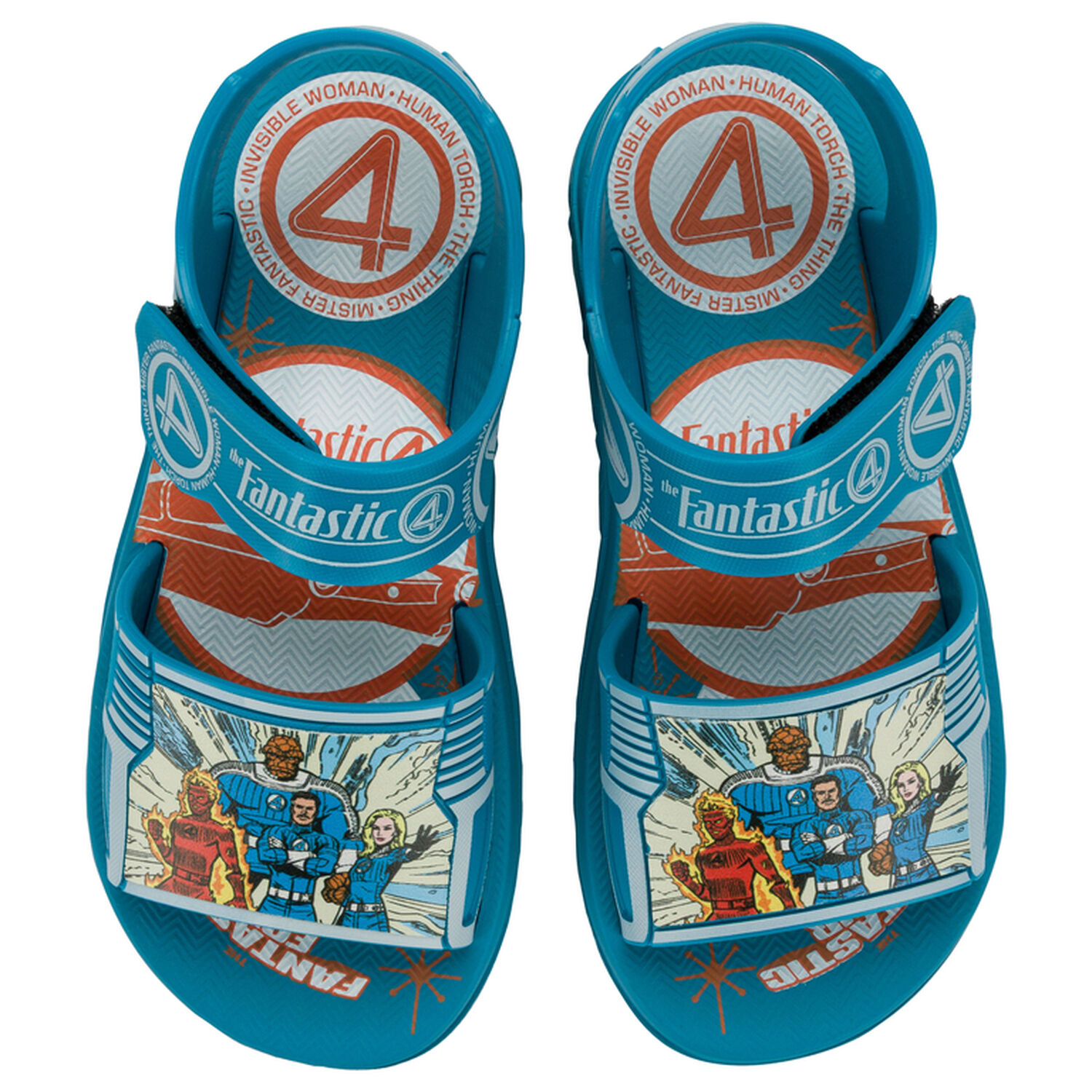 Sandalia Infantil Azul 4 Fantasticos Ipanema image number 1.0