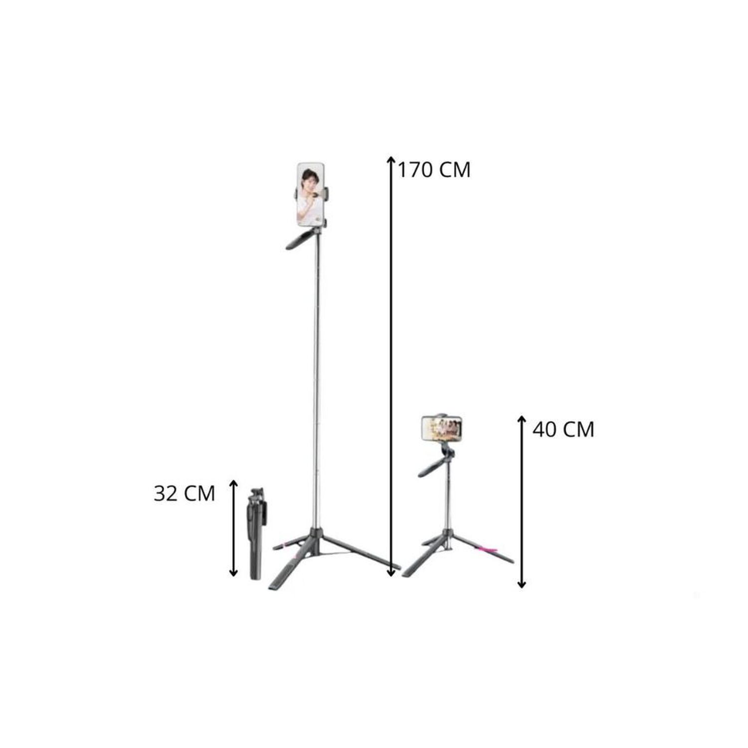 Soporte Tr&iacute;pode Para Celular Con Control Bluetooth Selfie image number 2.0