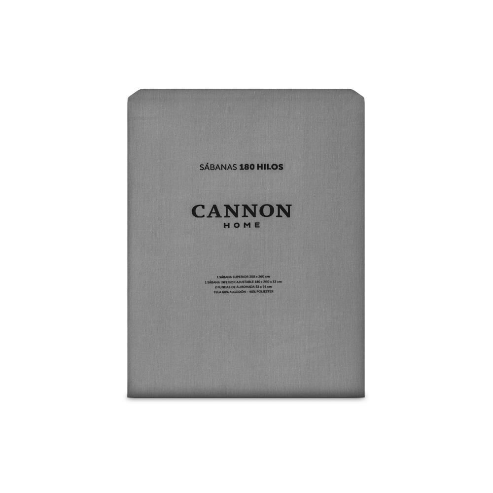 Juego De Sábanas Cannon Liso / 1.5 Plazas / 180 Hilos image number 3.0