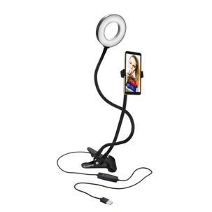 Soporte Tipo Clip Aro De Luz 4" Telefono Celular