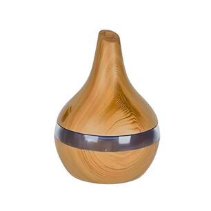 Humidificador Difusor Luz Led Color Marron Claro