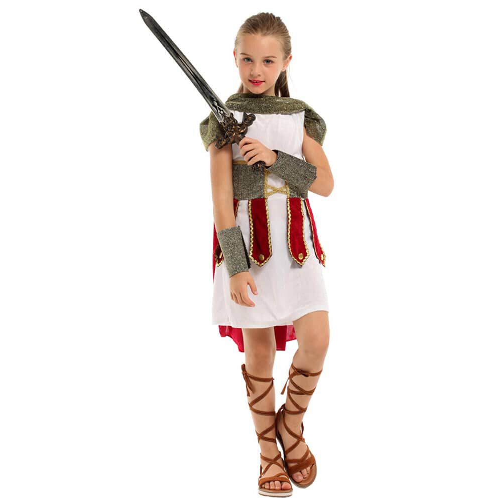 Disfraz Cosplay Gladiadora Infantil Para Ni&ntilde;as image number 4.0