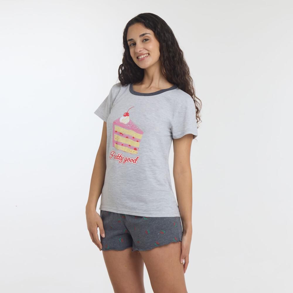 Pijama Manga Corta Mujer Freedom image number 2.0