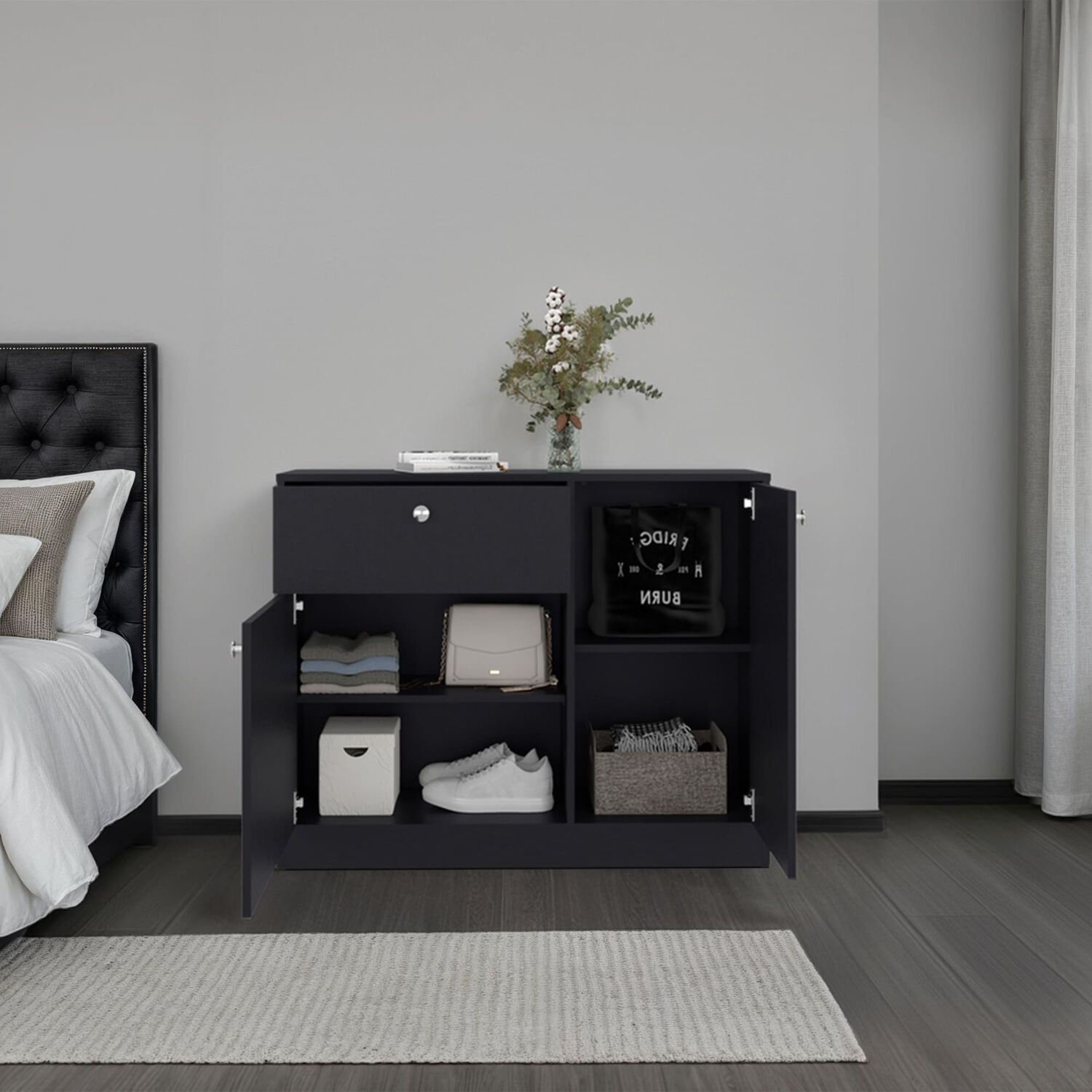 Comoda Fm Furniture 2 Puertas 80x100x30,2 Cm image number 5.0