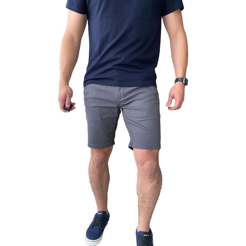 Bermuda Short Tela Elasticada Slim Fit image number 2.0