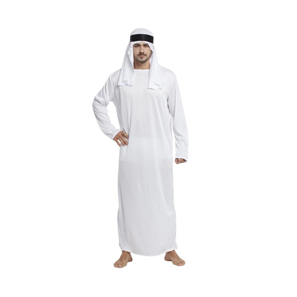 Disfraz Cosplay Jeque Arabe Adulto Halloween Tunica image number 1.0