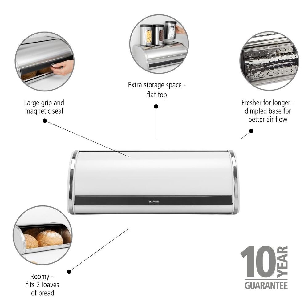 Panera De Tapa Deslizante White image number 5.0