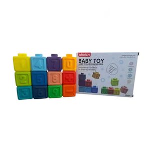 Set De Bloques Sensoriales Apilables 12 Piezas