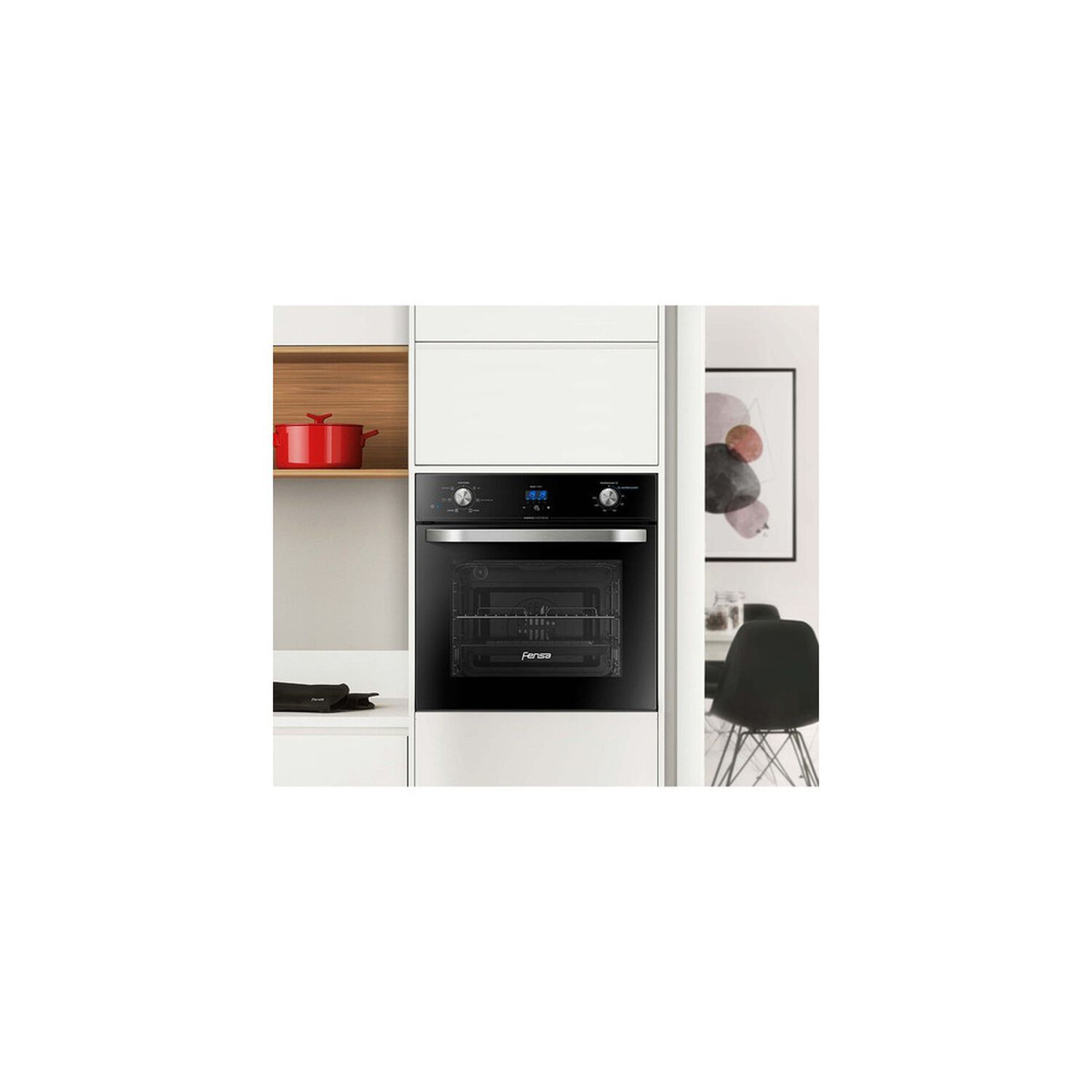 Horno Empotrable El&eacute;ctrico Fensa 59l Timer Digital Fhe 1190t image number 2.0