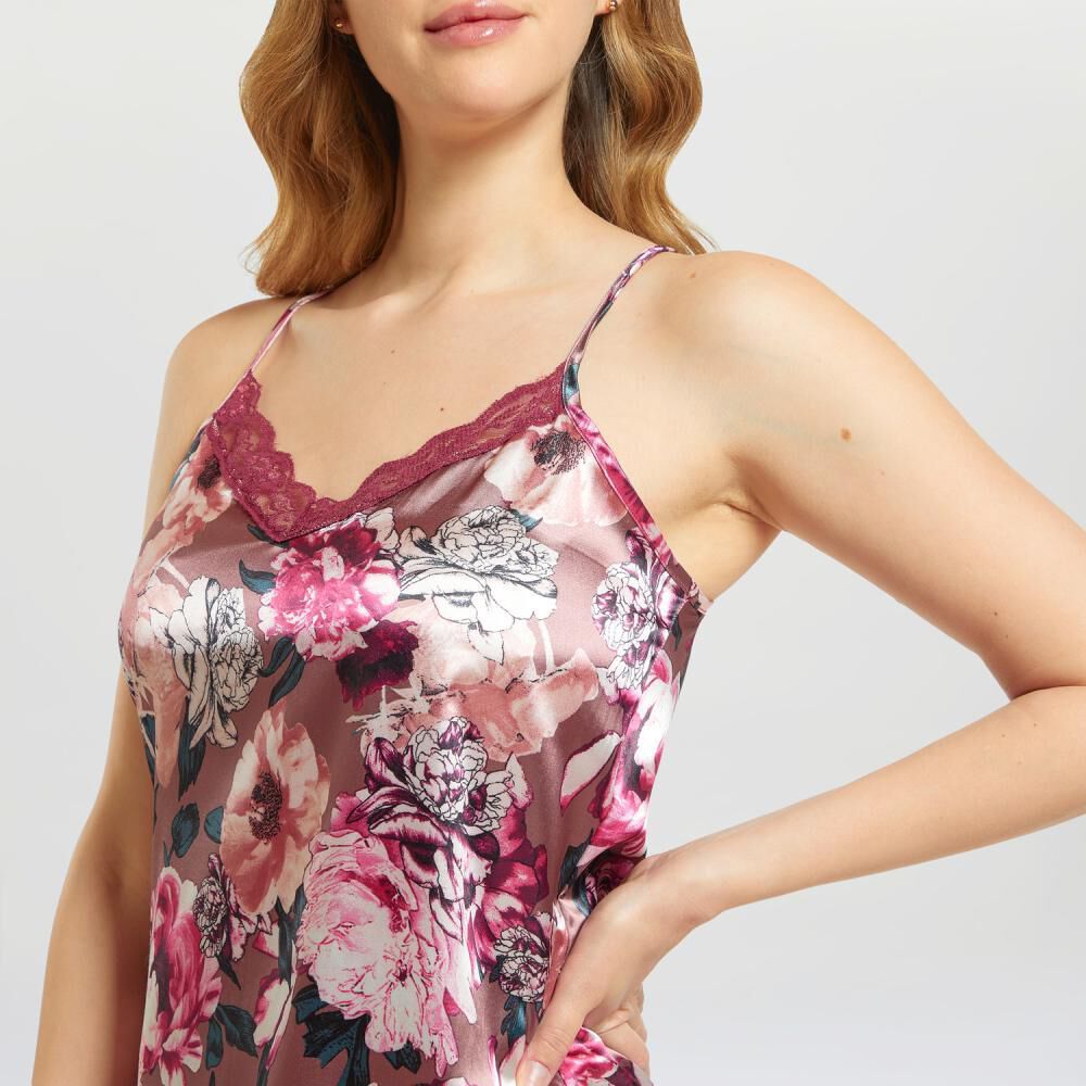 Camisola Satín Sin Mangas Mujer Geeps image number 4.0