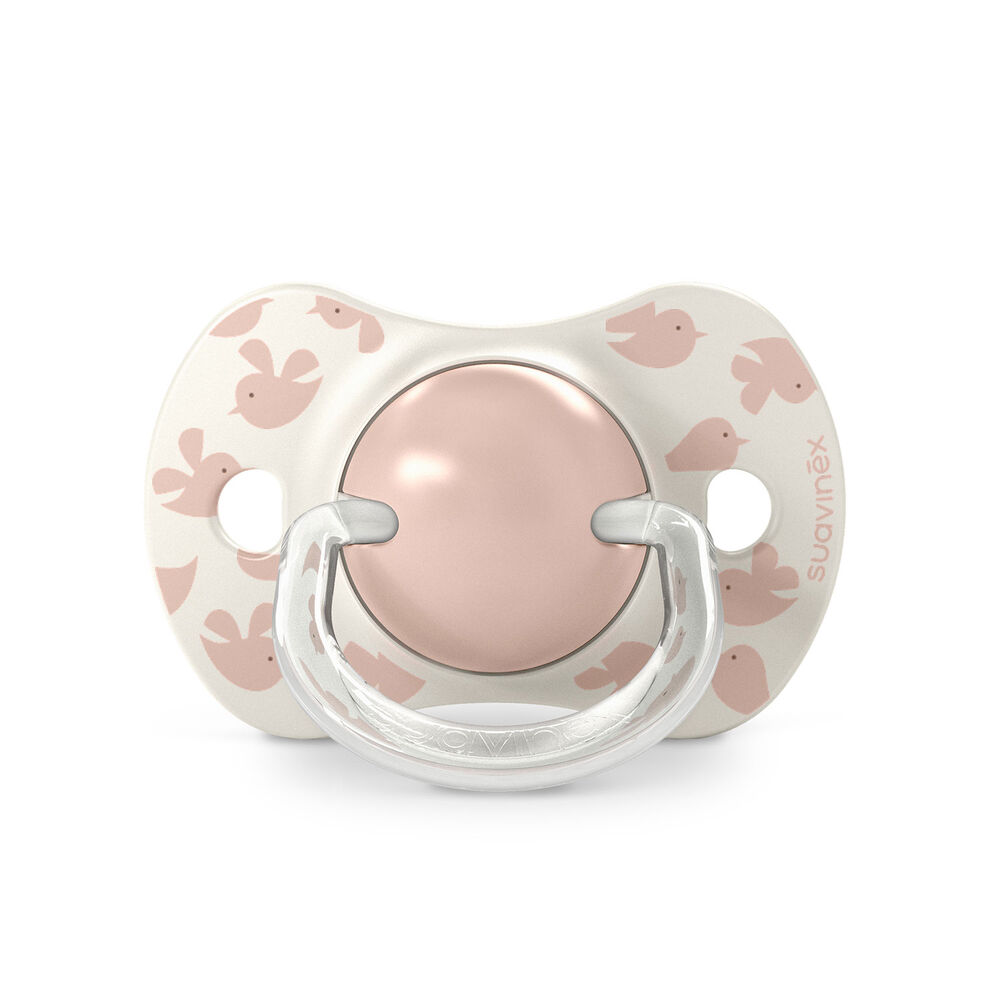 Chupete Sx Pro Fisiol&oacute;gico Silicona 6/18m 2u Birdies Rosa image number 2.0