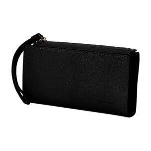 2 Billeteras De Mujer Delia Negra Y Azul Carven