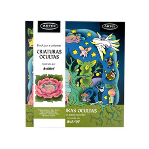 Libro Para Colorear Criaturas Ocultas Por Burhoy