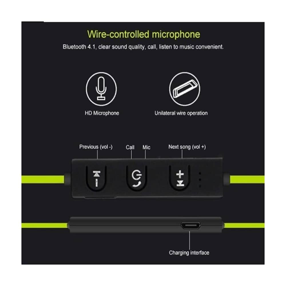 Aud&iacute;fonos Bluetooth Auriculares Inalambrico Gancho Recargable Gamer Manos Libres Y Cable (negros) image number 6.0