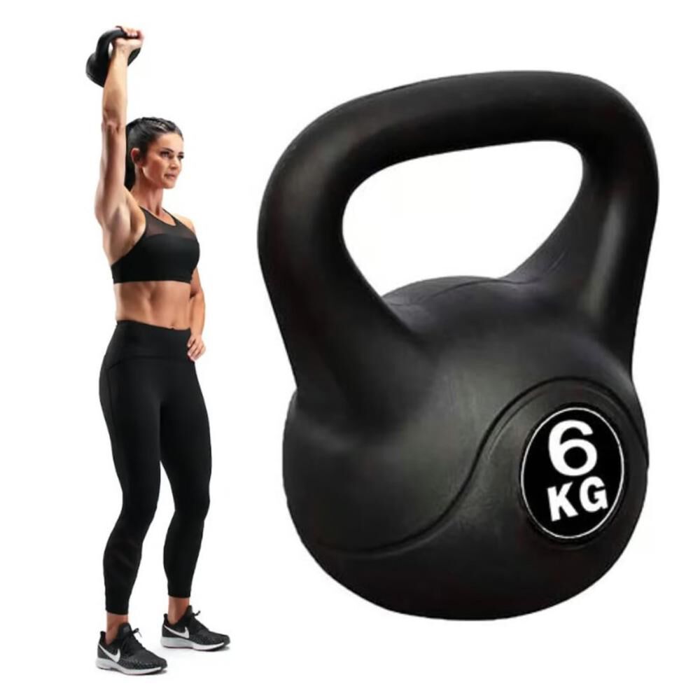 Pesa Rusa Kettlebell 6kg Para Entrenamiento Y Fitness image number 3.0