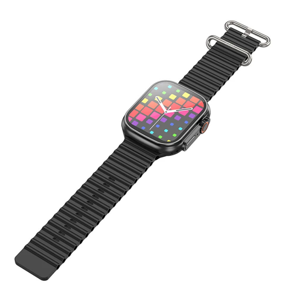 Reloj Inteligente Hoco Y12 Ultra Smartwatch Bluetooth Negro image number 5.0