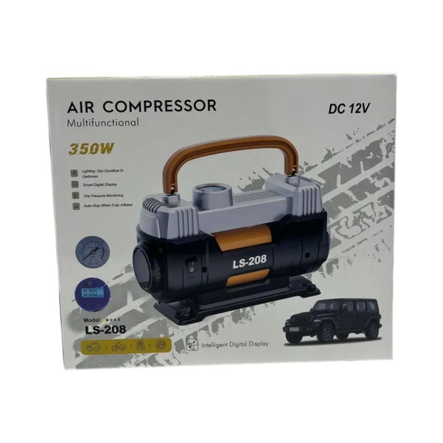 Compresor De Aire Port&aacute;til Digital 12v 350w Ls-208 image number 3.0