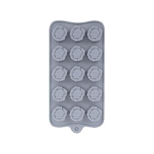 Molde De Silicona 10x20cm Para Hornear Dise&ntilde;o Mini Rosas