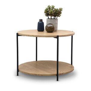 Mesa Lateral Mdf Y Metal 55x40 Cm Day