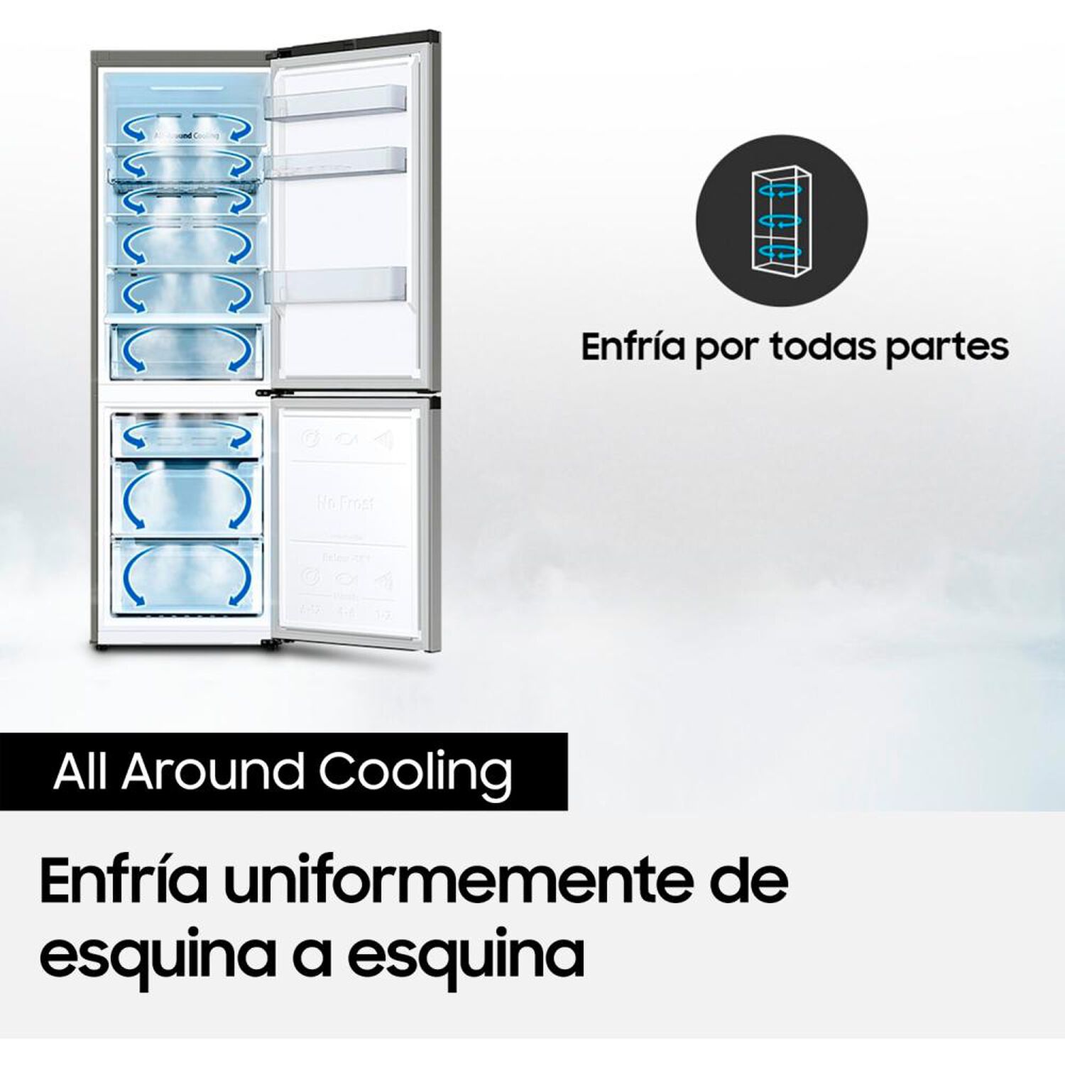 Refrigerador Bottom Freezer Samsung RB30N4020S8ZS all around cooling / No Frost&nbsp;/&nbsp;310&nbsp;Litros image number 5.0