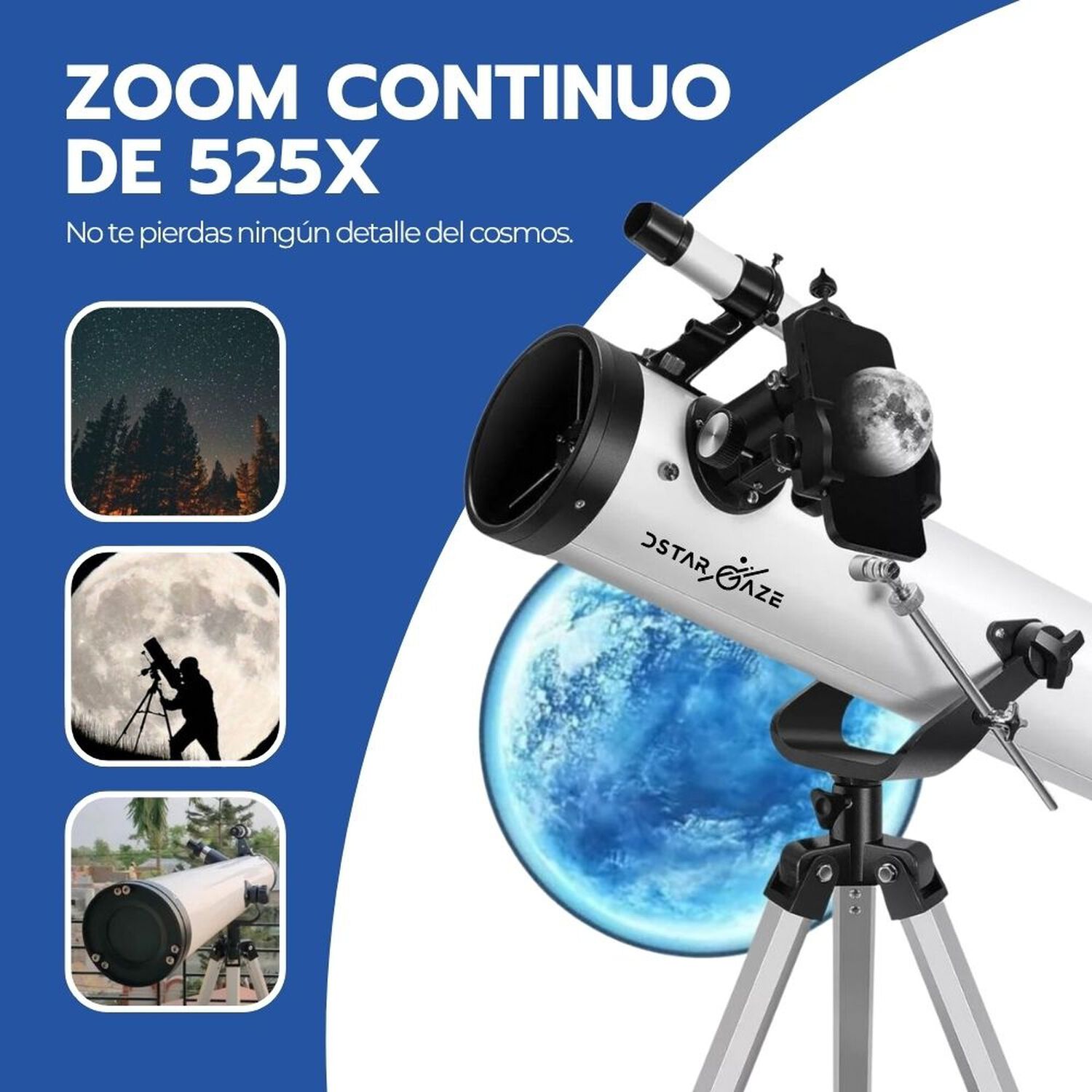 Telescopio Astron&oacute;mico Profesional F70076 image number 5.0