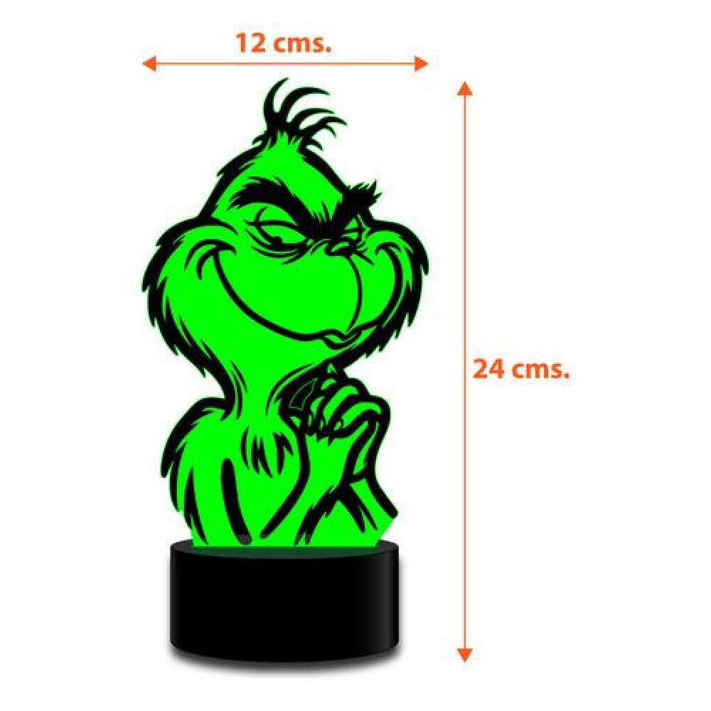 Lámpara Led 3d El Grinch Odia La Navidad image number 1.0