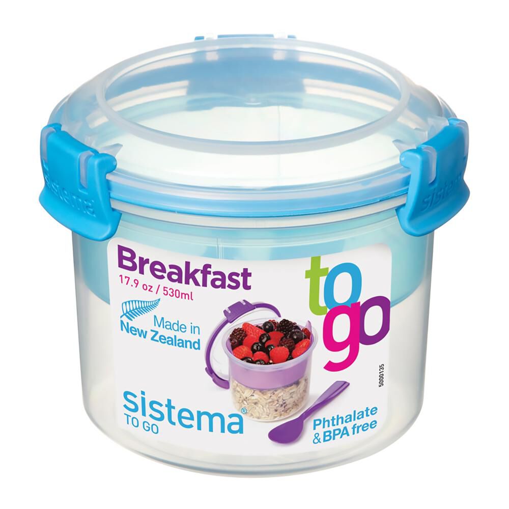 Contenedor Hermetico Sistema Yogurt Y Cereales 21355Az  / 550 Ml image number 0.0