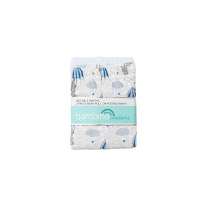 Set 2 Piezas Pantys Bambino Creations Oso Gris