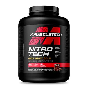 Nitro Tech 100% Whey Gold 5 Lbs - Doble Chocolate