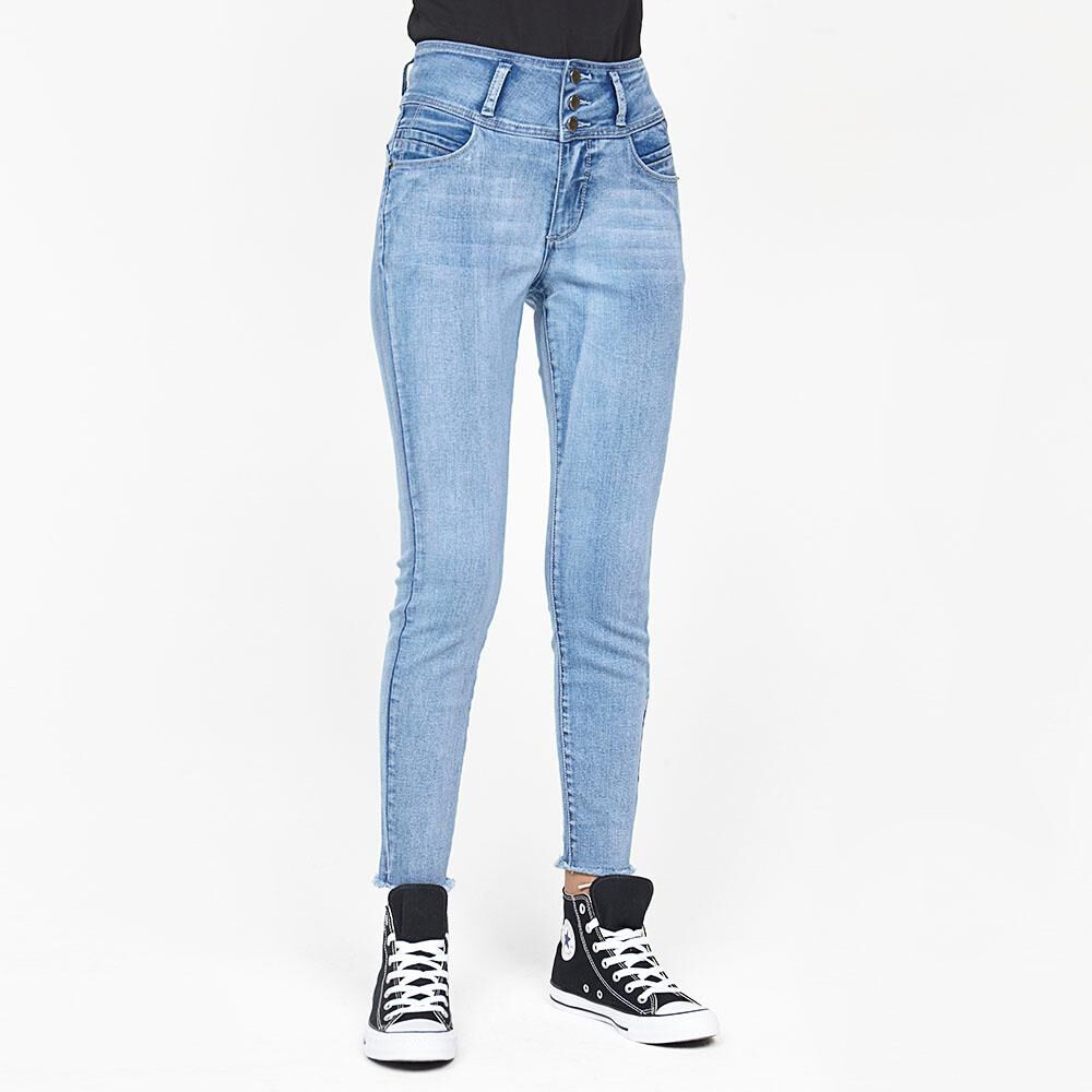 Jeans Mujer Tiro Alto Sculpture Rolly go image number 0.0
