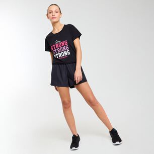 Polera Deportiva Manga Corta Cuello Redondo Mujer Wetland
