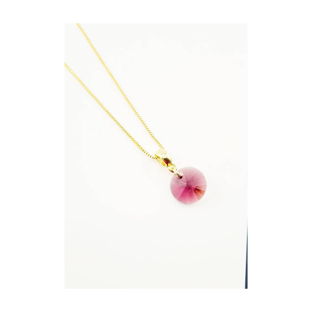 Conjunto Madrid Gold Cristales Genuinos Amethyst image number 3.0