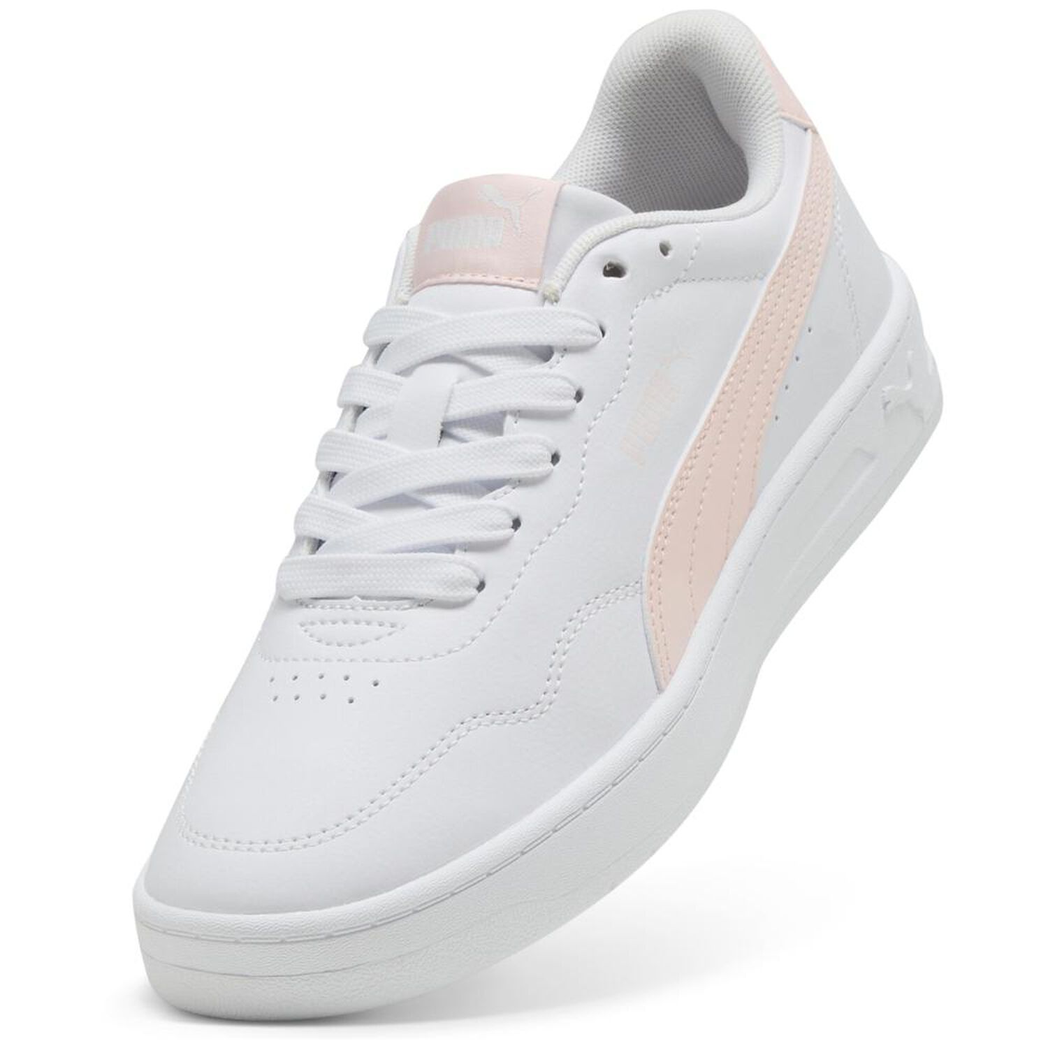 Zapatilla Urbana Mujer Puma Court Classic Blanco image number 4.0