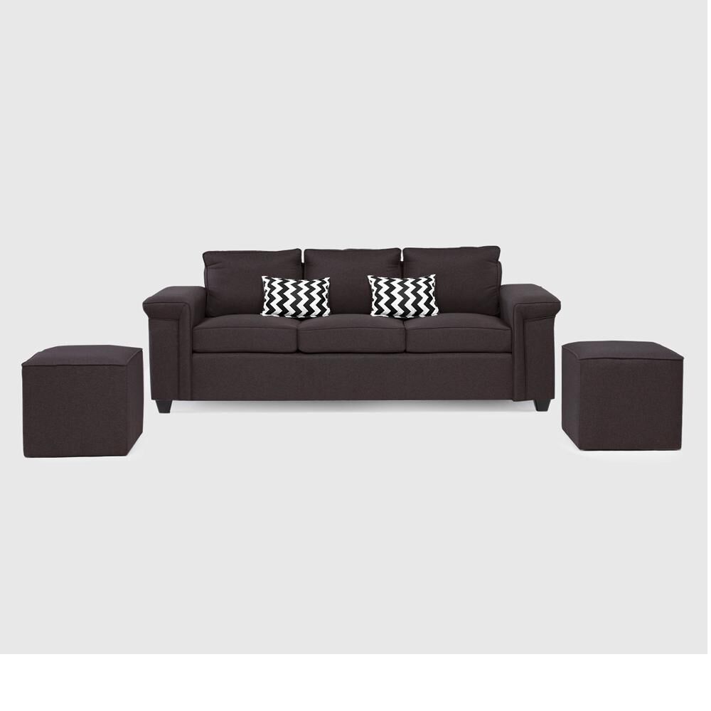 Sof&aacute; Mons Sicilia / 3 Cuerpos + 2 Pouf image number 1.0