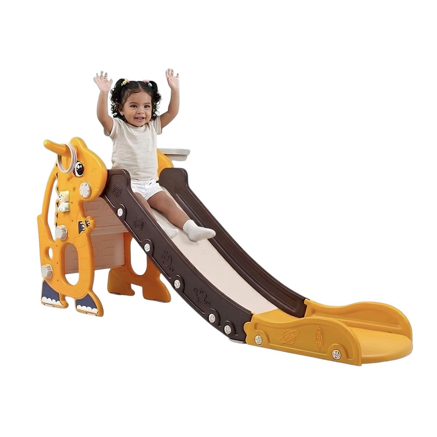 Resbal&iacute;n Infantil Plegable Top Amarillo 1-6 A&ntilde;os Lubabycas image number 7.0