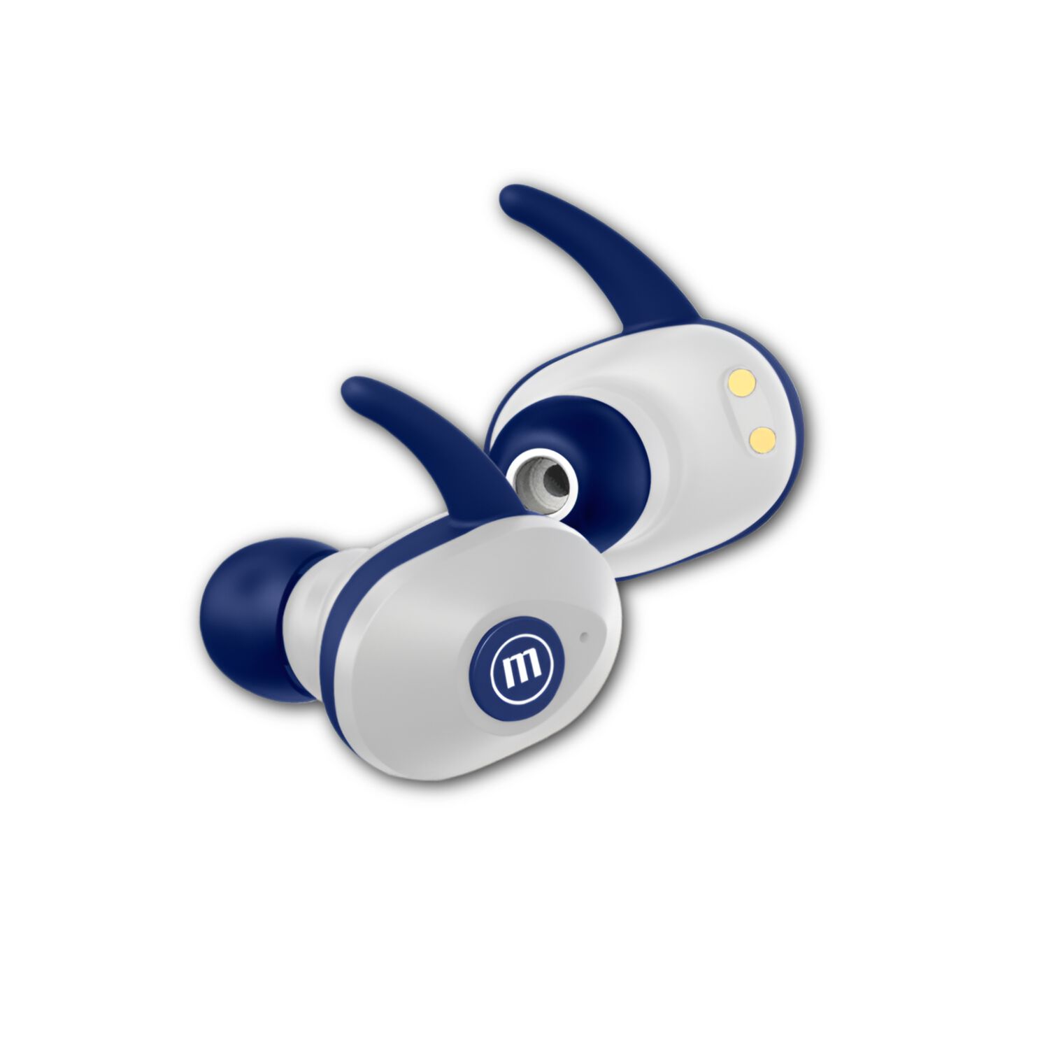 Aud&iacute;fonos Maxell Mini Duo Tws Bluetooth Blue Limit Edition image number 1.0