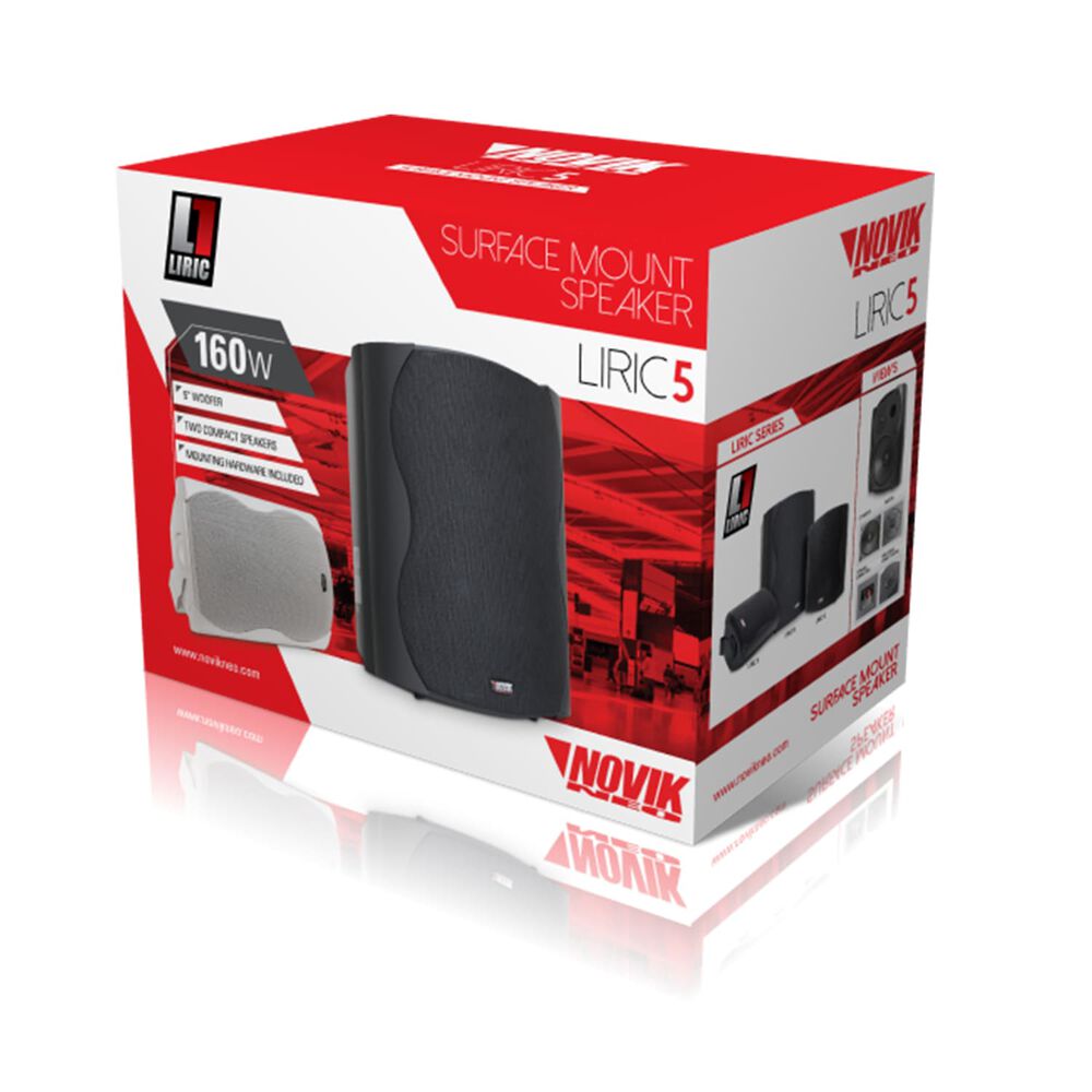Par De Parlantes De Instalacion Novik Liric 5 Bk image number 8.0