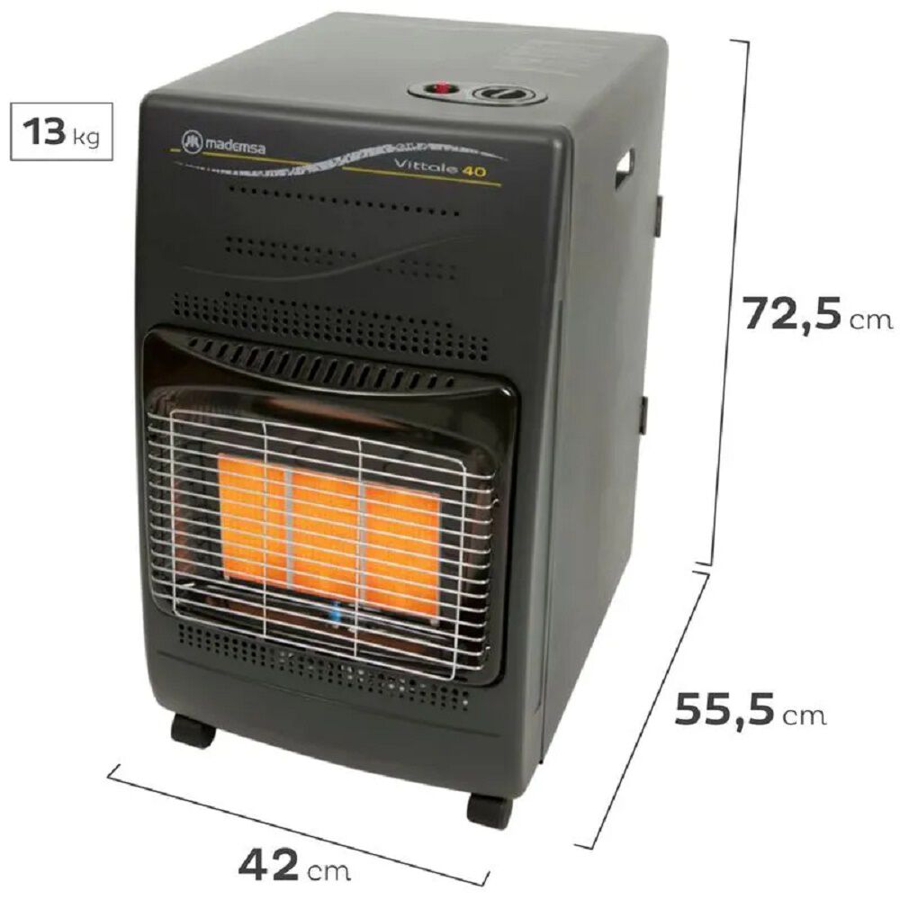 Estufa Gas Modelo Vittale 40 Cilindro De 11-15 Kg Mademsa image number 1.0
