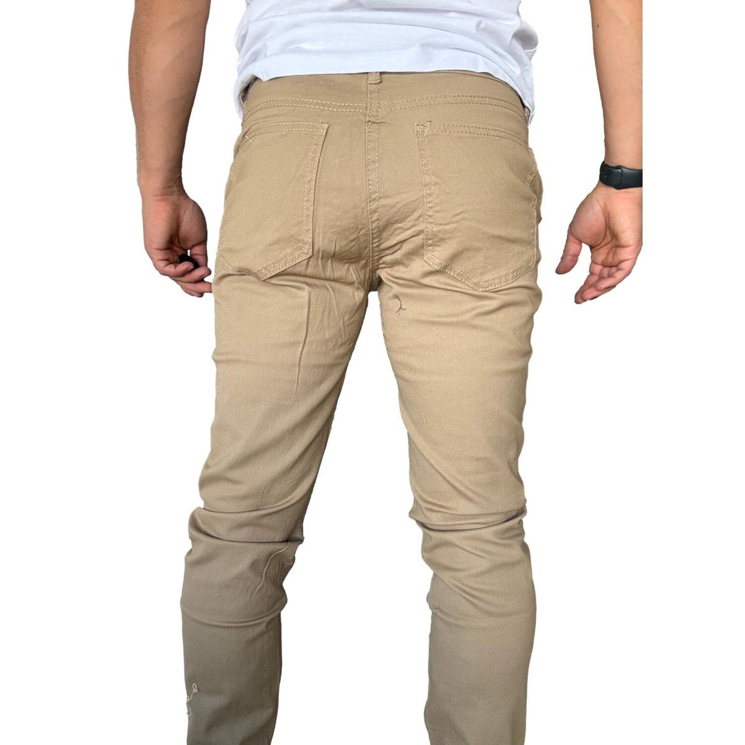 Pantal&oacute;n Tela Elasticado Slim Fit Bolsillo Argentino image number 14.0