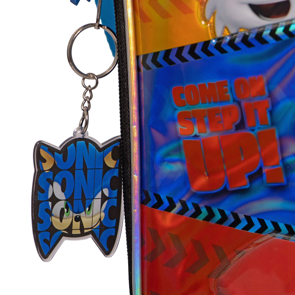 Lonchera Escolar Ni&ntilde;o Team Sonic Azul Sonic image number 5.0
