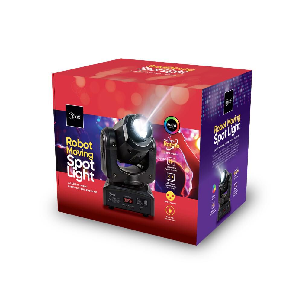 Luces Robot Mlab 9428 Moving Spot Light image number 2.0