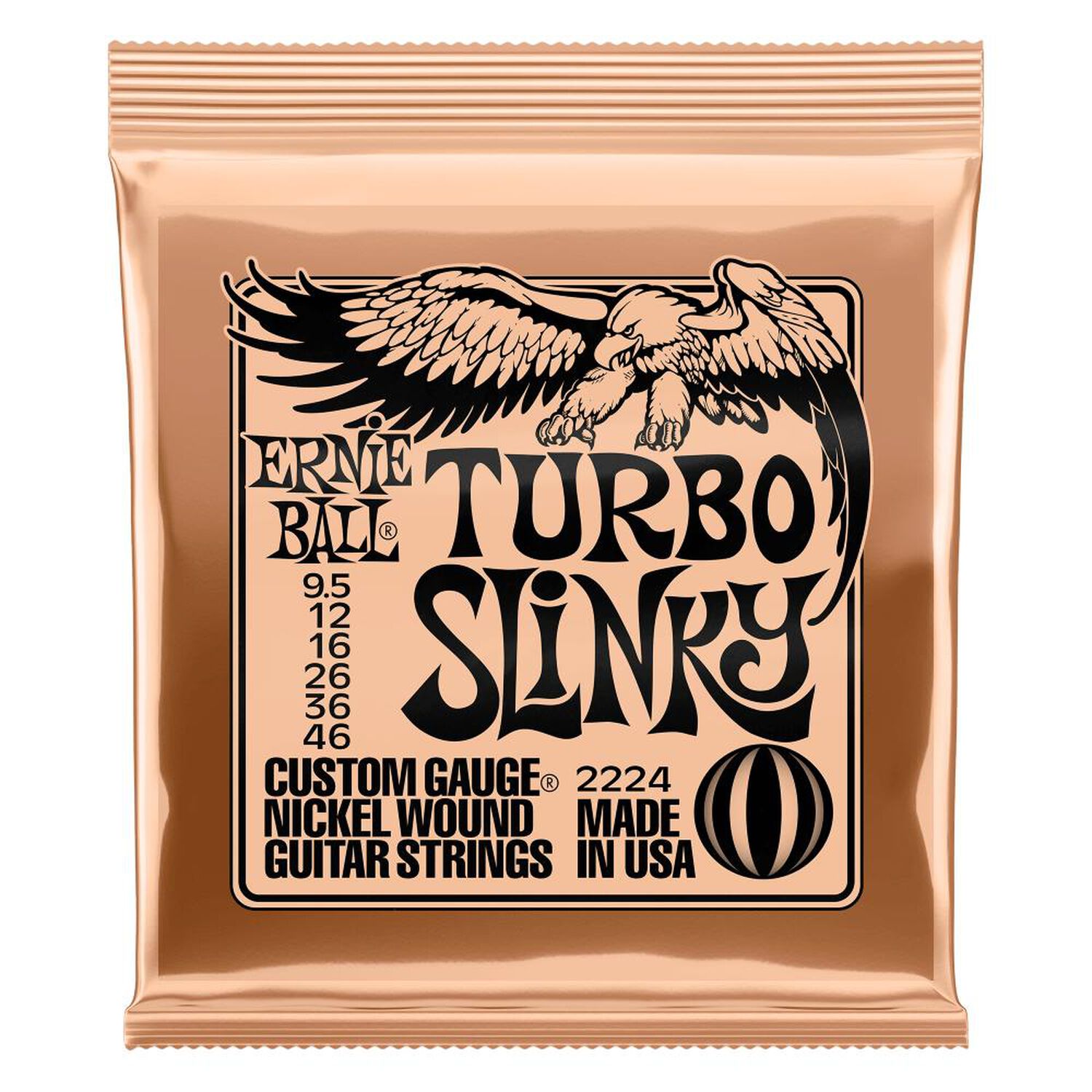 Set De Cuerdas Ernie Ball Turbo Slinky 9.5 46 image number 0.0
